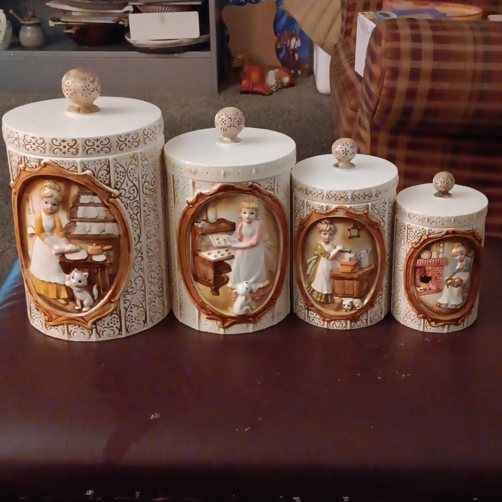 Vintage  Sears n Roebuck Company Canisters
